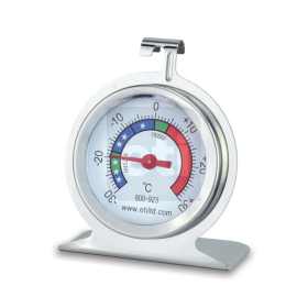 ETI Stainless Steel Fridge/Freezer Thermometer with Ø50 mm Dial