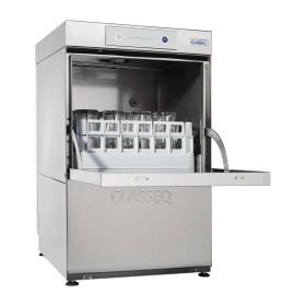 Classeq G400DUOWS 400mm 16 Pint Undercounter Glasswasher With Drain Pump & Water Softener