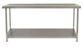 Parry TAB12600 - Stainless Steel Table With Shelf - 1200(W) x 600(D) x 900(H) mm