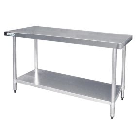 Vogue Stainless Steel Prep Table - T377 - 900(H) x 1500(W) x 600(D)mm