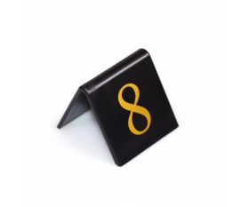Black Restaurant / Pub / Cafe Table Numbers - 50x50mm - Single Number