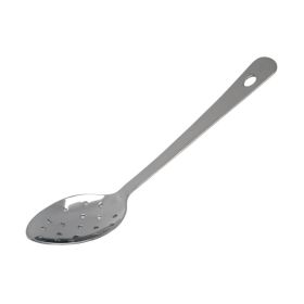 6/St.Perforated Spoon 12" With Hanging Hole - Genware