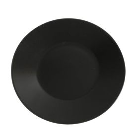 Luna Wide Rim Plate 30.5cm Ø Black Stoneware