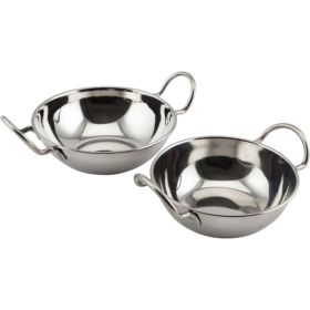 Stainless Steel Balti Dish 13cm(5")With Handl - Genware
