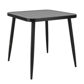 CAFÉ Black Rustic Table Square – ZA.439CT