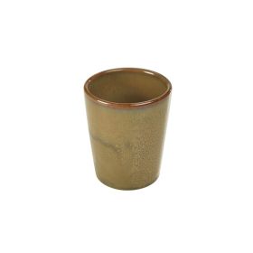 Terra Stoneware Rustic Brown Conical Cup 10cm - pk 6