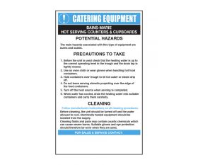 Bain Maries Catering Safety Sign - Mileta CE013