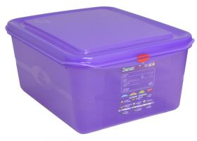 Allergen Colour Coded Purple Food Container - 1/2GN 10 Ltr