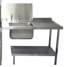 Parry Dishwasher Dirties Table Stainless Steel - W1200xD700xH880 - DWD1200
