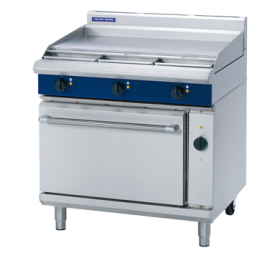 Blue Seal E56A - Electric 6 Burner Range with Convection Oven W900mm