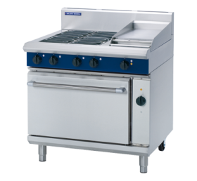 Blue Seal E56C - Electric Range with Convection Oven & 300mm Griddle W900 mm