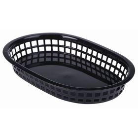 Fast Food Basket Black 27.5 x 17.5cm - Genware