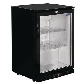 Polar GL011 - Bar / Bottle Cooler Hinged Door - Black, LED Lighting