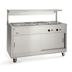 Parry HOT12BM - Electric Hotcupboard with 3 x 1/1 gn Bain Marie Top