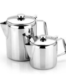 Stainless Steel 6 To 8 Cup Teapot  48oz / 1.5 Ltr - Sunnex 11057