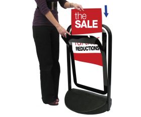 A2 Pavement Poster Display Sign Swinger 2000P (White or Black)