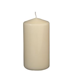 Pillar Candle 15cm H X 8cm Dia Ivory - Genware