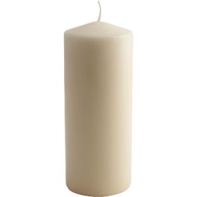Pillar Candle 20cm H X 8cm Dia Ivory - Genware
