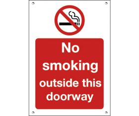 No Smoking Outside This Entrance Restaurant / Cafe Sign 200x150mm