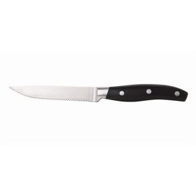 Premium Black Handle Steak Knife (Dozen) - Genware