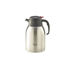 Tea Inscribed Stainless Steel Vacuum Jug 2.0L - Genware